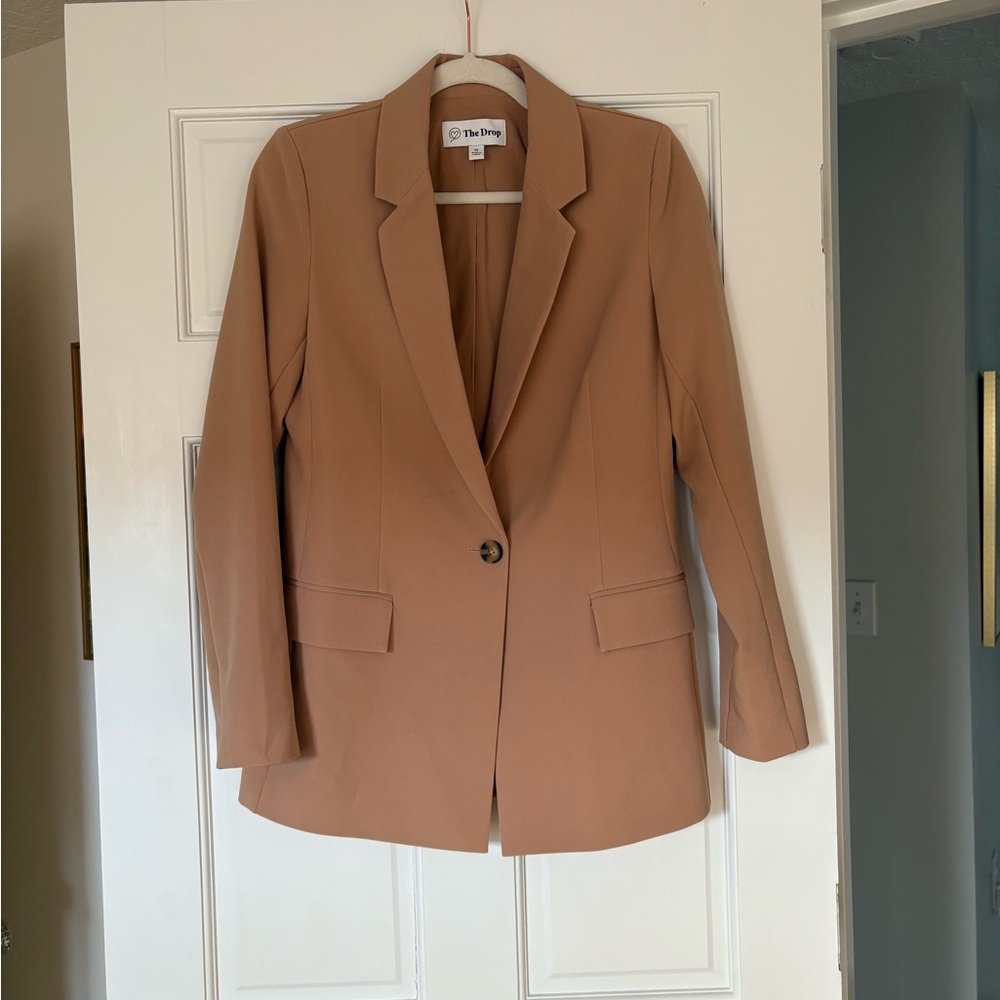 The Drop Women's Blake Long Blazer - Praline